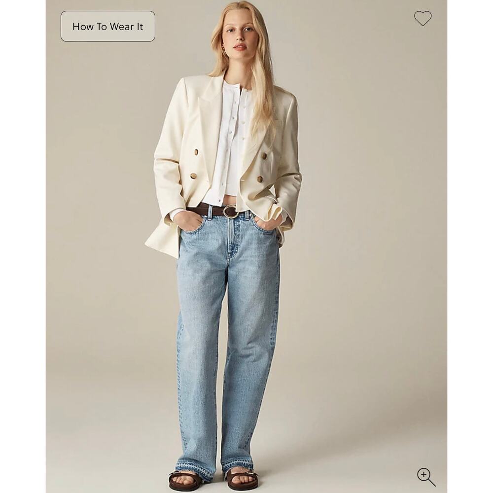 J. Crew Jackie cardigan in premium ultra-fine cotton blend in White NWT Small - Picture 2 of 7